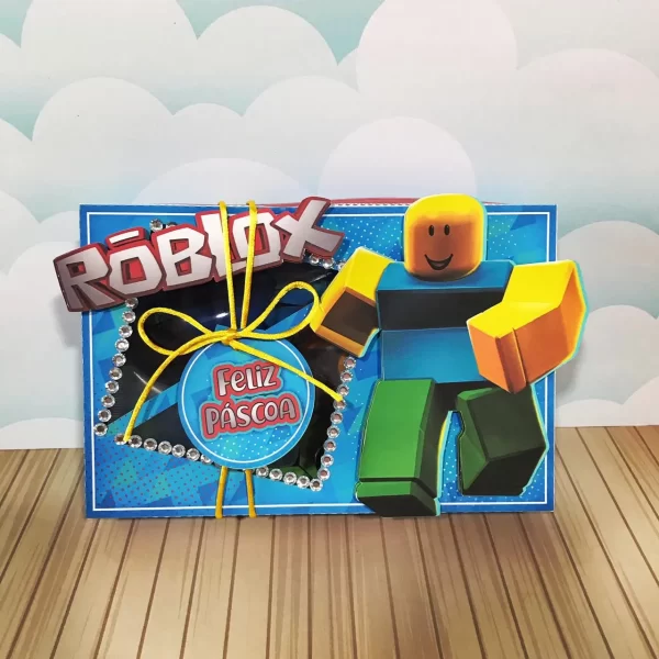 Festa Digital Páscoa Mini Confeiteiro Roblox