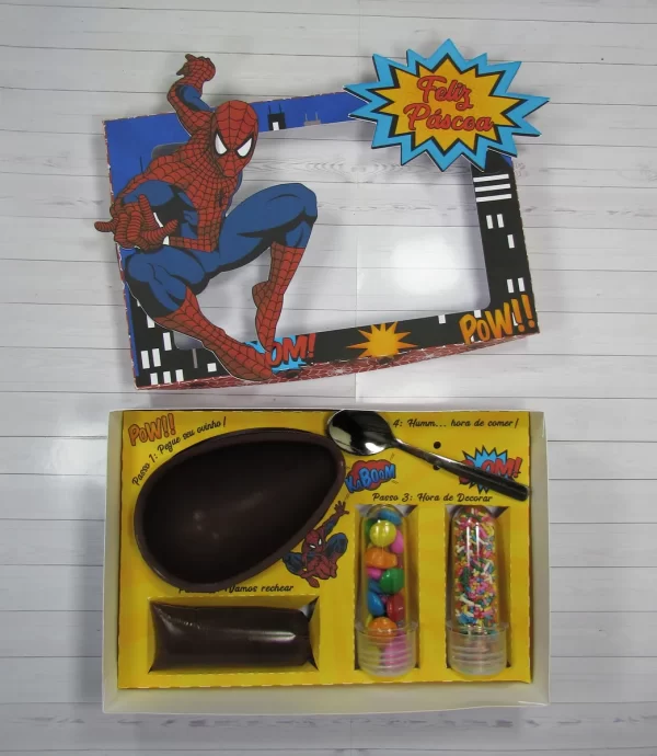 Arquivo Páscoa Mini Confeiteiro Homem Aranha