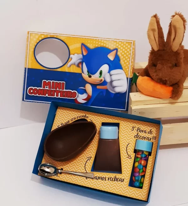 Arquivo Páscoa Mini Confeiteiro Sonic