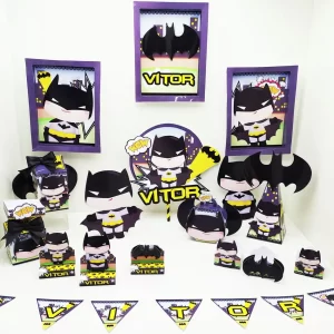 Arquivo de Corte Batman Cute Studio, Png e Pdf