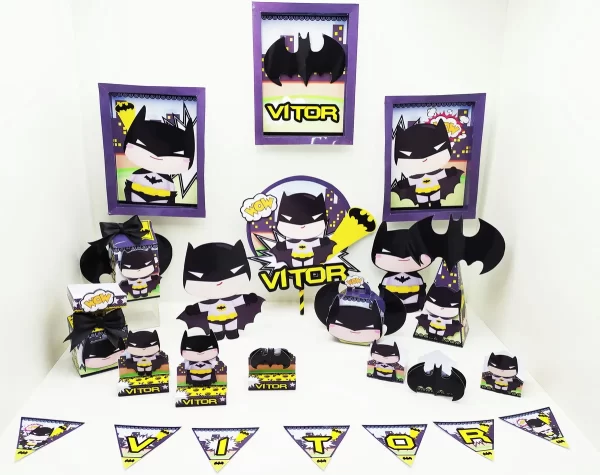 Arquivo de Corte Batman Cute Studio, Png e Pdf