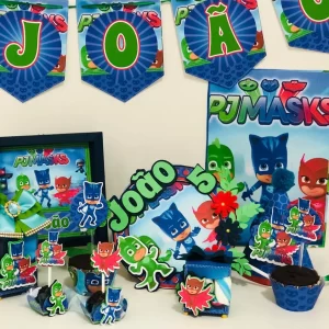 Arquivo de Festa Digital Pj Masks Studio e Pdf