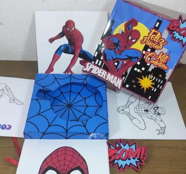 Caixa Explosão Homem Aranha Studio