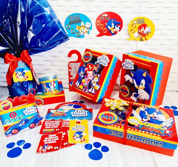 Festa Pronta Sonic Pascoa Studio e Pdf