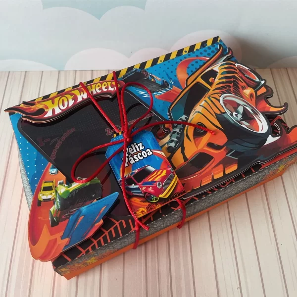 Mini Confeiteiro Hot Wheels Studio, Png e Pdf