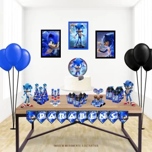 Personalizado de Festa Sonic Studio e Pdf