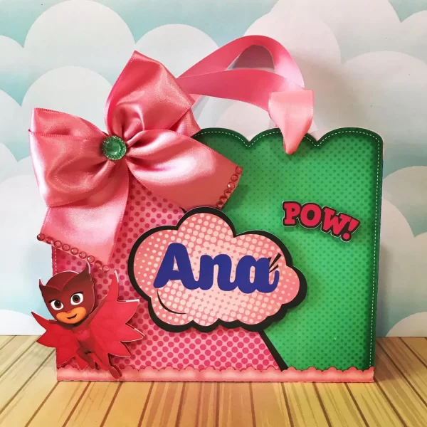 Arquivo Digital Pj Masks Rosa Studio, Png e Pdf