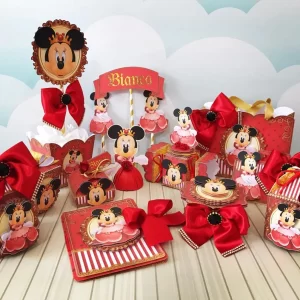 Minnie Realeza Vermelha Studio, Png e Pdf