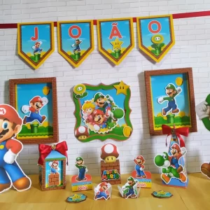 Personalizados Mario Bros Studio, Png e Pdf