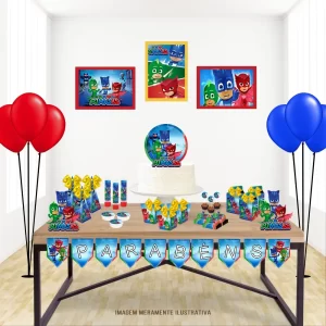 Festa Pronta Pj Masks Studio e Pdf