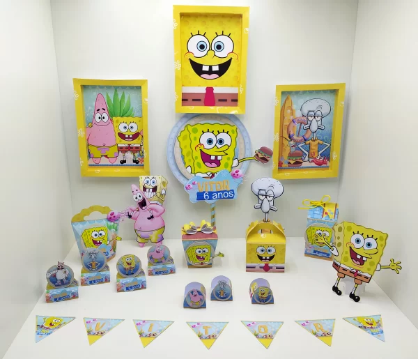 Festa Digital Bob Esponja Studio, Png e Pdf