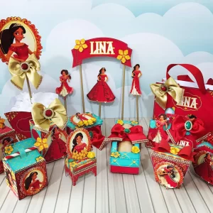 Kit Digital Elena de Avalor Studio, Png e Pdf