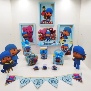 Arquivo de Festa Pocoyo Studio, Png e Pdf