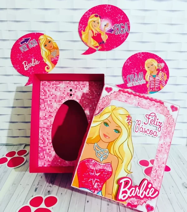 Arquivo de Corte Páscoa Barbie Studio e Pdf