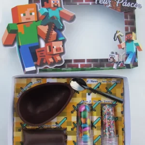 Kit Tema Pascoa Mini Confeiteiro Minecraft