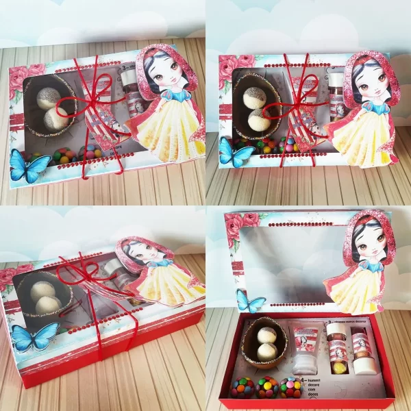 Mini Confeiteiro Branca de Neve Studio, Png e Pdf