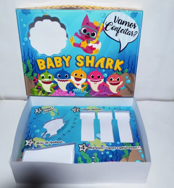 Moldes Páscoa Mini Confeiteiro Baby Shark