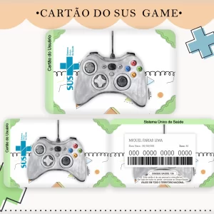 Arquivo Digital Cartão Sus Game Pdf e Png