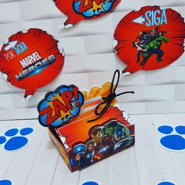Tema Páscoa Super Heróis Studio e Pdf - Imagem 5
