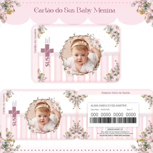 Arquivo Digital Cartão Sus Baby Menina