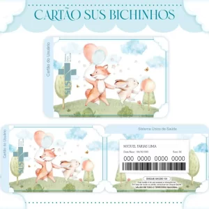 Arquivo Digital Cartão Sus Bichinhos