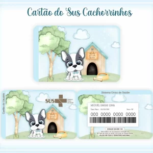 Arquivo Digital Cartão Sus Cachorrinho