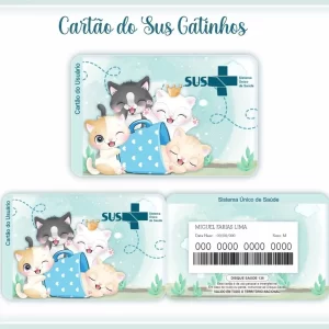 Arquivo Digital Cartão Sus Gatinhos