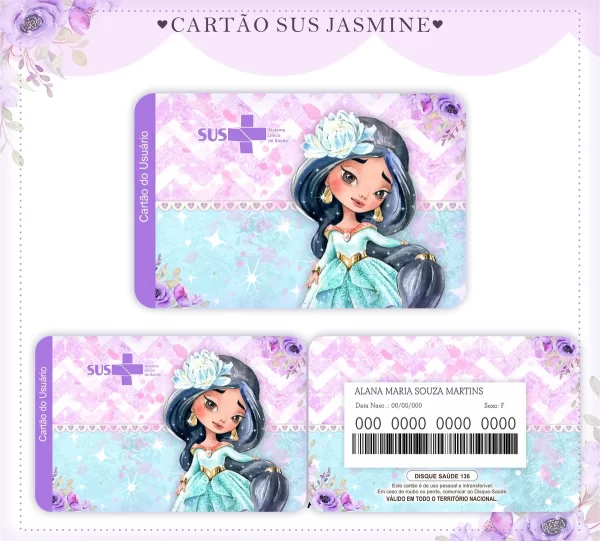 Arquivo Digital Cartão Sus Jasmine