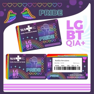 Arquivo Digital Cartão Sus Lgbt Neon