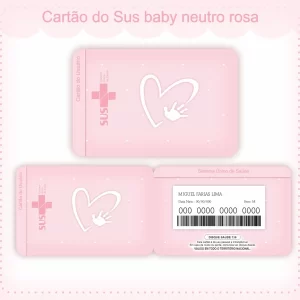 Arquivo Digital Cartão Sus Neutro Rosa