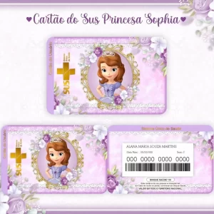 Arquivo Digital Cartão Sus Princesa Sofia