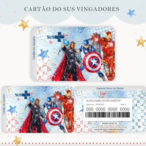 Arquivo Digital Cartão Sus Vingadores