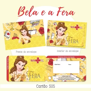 Arquivo Digital Cartão Sus a Bela e a Fera