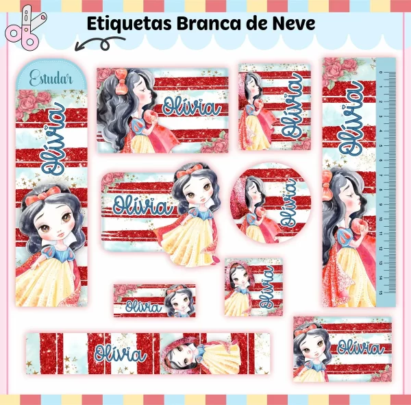 Arquivo Digital Etiqueta Branca de Neve