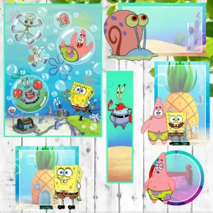 Arquivo Etiqueta Escolar Bob Esponja Studio