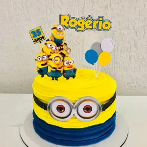 Arquivo Topo De Bolo Minions Studio