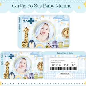 Artes Cartão Sus Baby Foto Menino