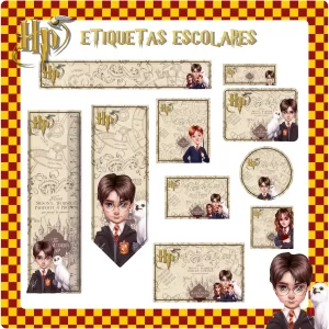 Etiqueta Escolar Harry Potter Studio