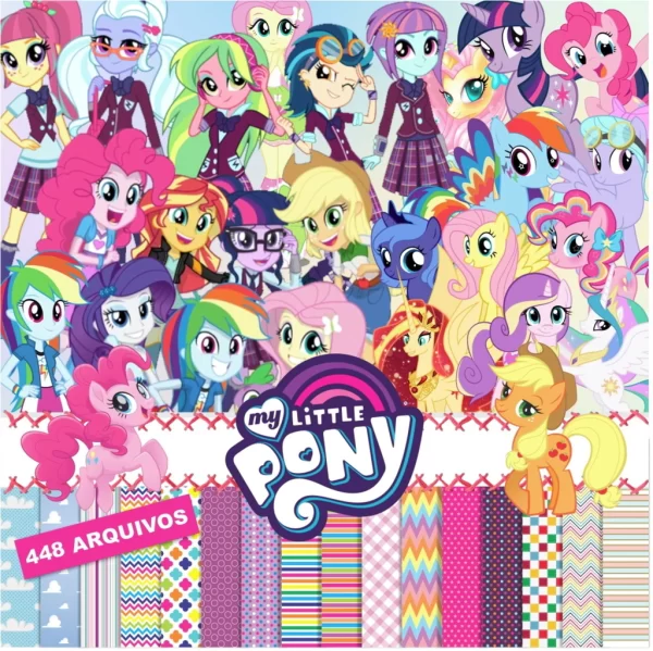 Papel Digital Scrapbook My Little Pony