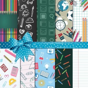 Papel Digital Scrapbook Professores Jpg e Png