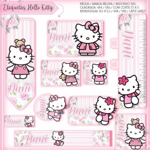 Volta as Aulas Etiqueta Hello Kitty