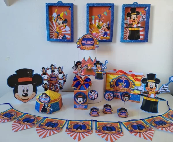 Festa Pronta Circo do Mickey Studio e Pdf