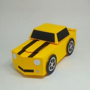 Arquivo Corte Carrinho Bumblebee Studio e Png