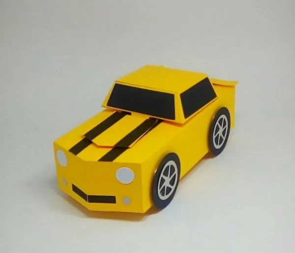 Arquivo Corte Carrinho Bumblebee Studio e Png