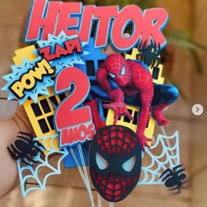 Arquivo Corte Topo Bolo Homem Aranha Studio