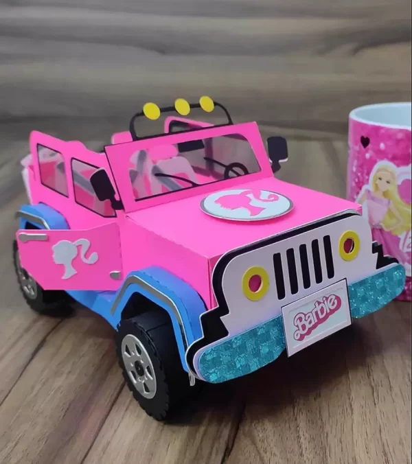 Arquivo Corte Carro Jeep Barbie Studio e Pdf