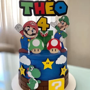 Arquivo de Corte Topo de Bolo Super Mario Studio