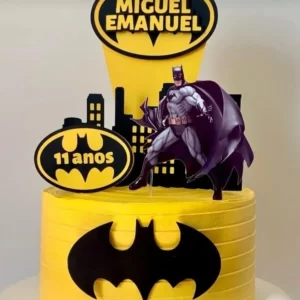 Arquivo Corte Topo de Bolo Batman Studio