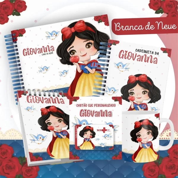 Arquivo Livro Bebê Caderneta Branca de Neve