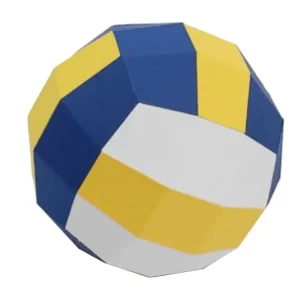 Arquivos Corte Bola Vôlei 3d Studio, Svg Dxf